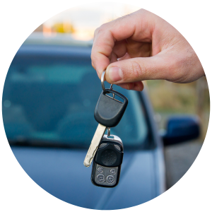 Keys to a new vehicle
