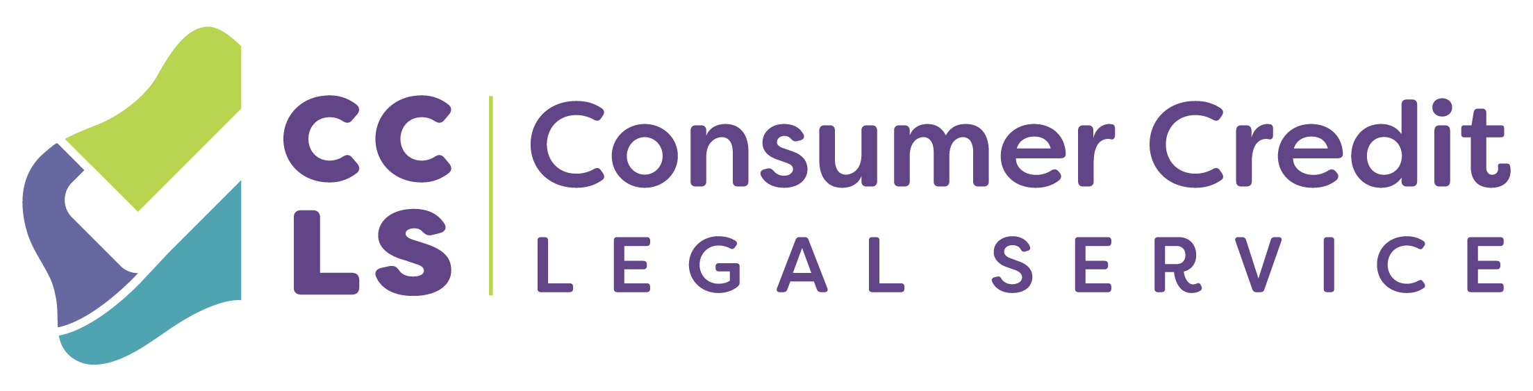 Consumer Credit Legal Service WA Logo, pictured with a vector of WA with a 'tick' inside