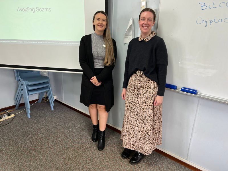 CCLS’ solicitor, Georgia Turco teamed up with Northern Suburbs Community Legal Centre Solicitor, Stacey Price to present to students at Balga TAFE with a focus on Scams Awareness. The students, who are studying English as a second language, welcomed the visit as scams are such a prevalent issue in their community at present.
